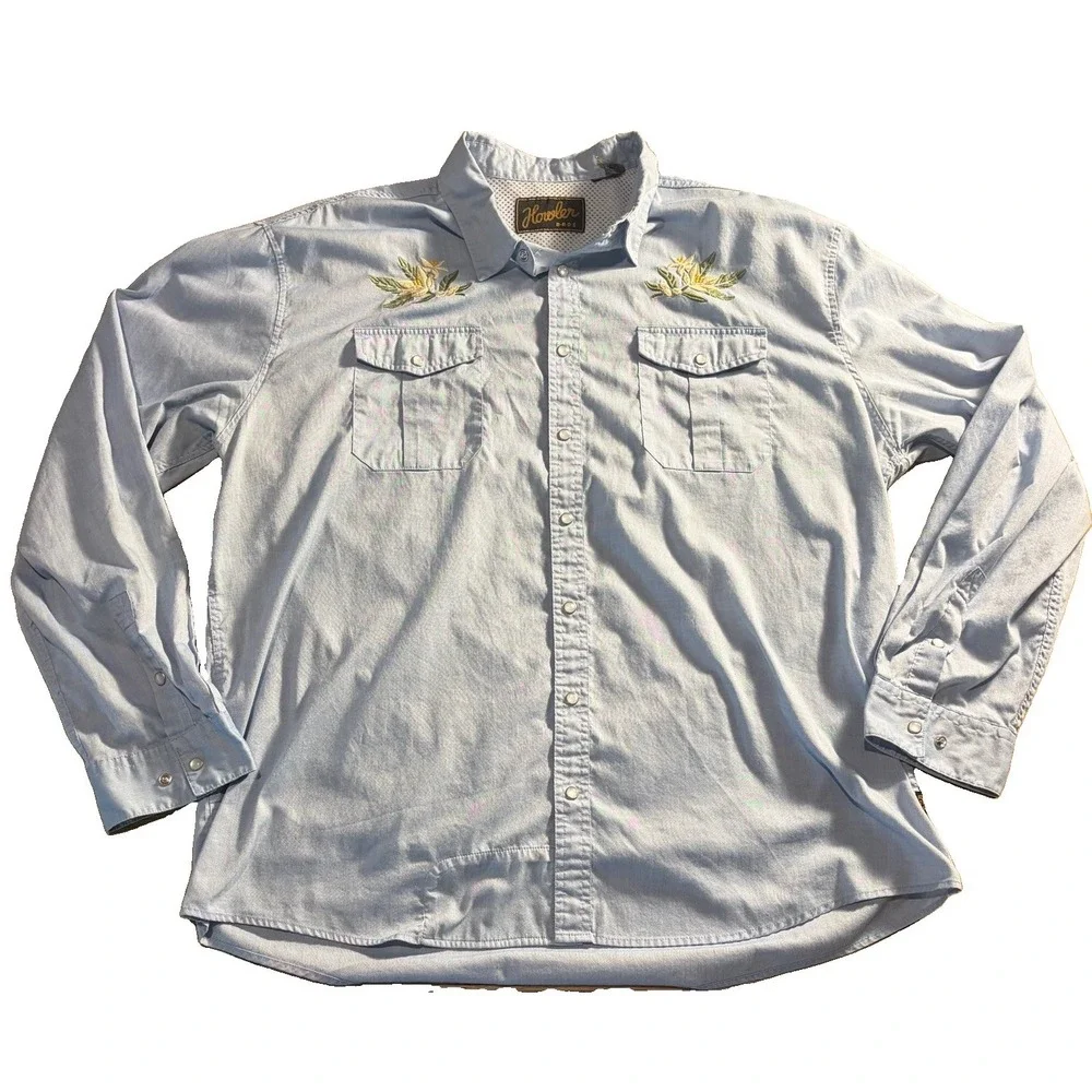Howler Brothers Gaucho Pearl Snapshirt Orange Blossom Special
